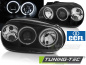 Preview: CCFL Angel Eyes Scheinwerfer für VW Golf 4 97-03 schwarz